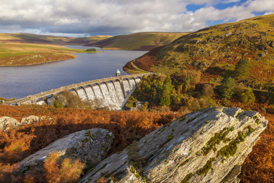 Craig Goch Dam, Elan Valley, Powys, Mid Wales