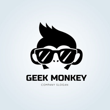 Monkey Logo Template.