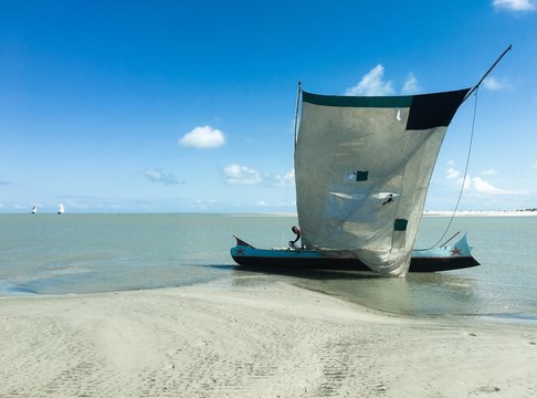 Aldea de pescadores en Morondava, Madagascar