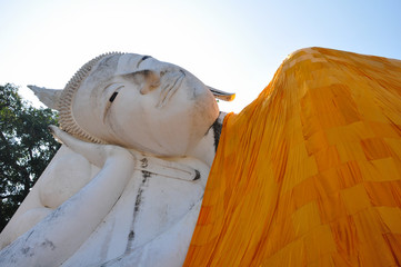 Statue of Asya Buddha at Wat Khun Inthapramun, Ang Thong Provinc