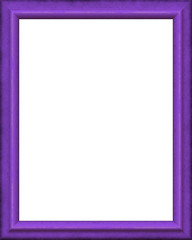 Purple vintage picture frame isolated on white background. Digital illustration art work.