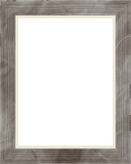 Picture frame isolated on white background. Digital illustration art work.