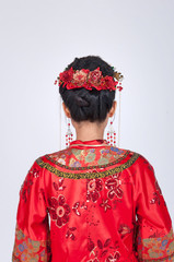 Rear of Chinese Bride