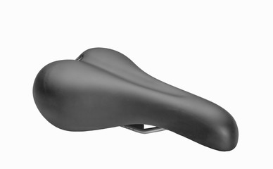 Bicycle seat isolated