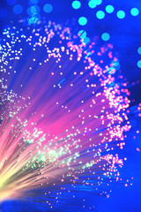 Fiber Optic Light Wand, close up