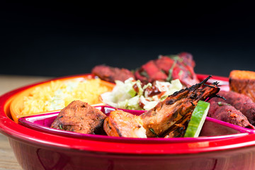 food specialities Mixed Grill Indian Flavor