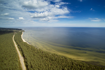 Gulf of Riga coast, Baltic sea .