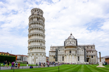 PISA, ITALY - July 24, 2016. Leaning Tower of Pisa in Tuscany, I