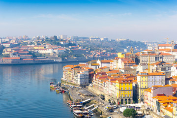 Obraz premium old town of Porto and river, Portugal, Europe