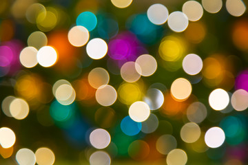 defocused ligths