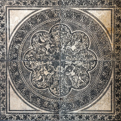 Marble mosaic texture background stone