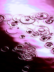 Purple Ripples on water surface