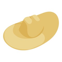 Woman hat icon. Cartoon illustration of woman hat vector icon for web