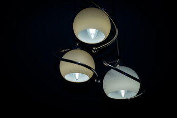 Vintage lamp, bulb decorative in home