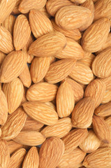 Almonds, close-up