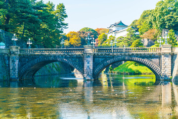 Beautiful Imperial palace building in Tokyo
