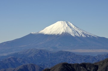 Fototapeta premium 丹沢からの富士山