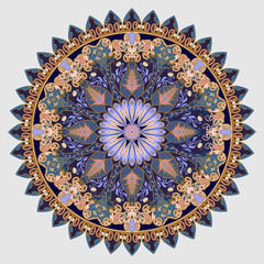 Vector design elements in a traditional Oriental style.