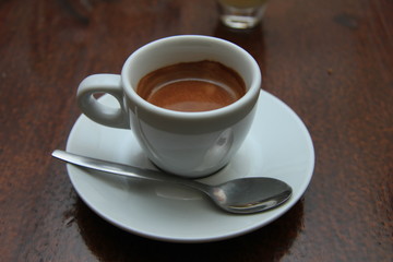 A cup of espresso