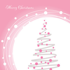 Vector illustration abstract Christmas Tree