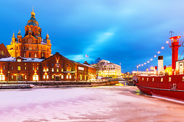 Winter in Helsinki, Finland