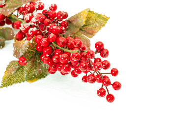 Christmas background with balls and decorations