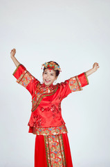 Very Happy Chinese Bride  