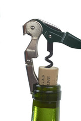 Corkscrew To Open A Bottle Red Wine