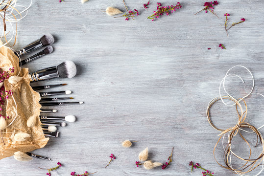 Natürliche Kosmetik, Naturkosmetik, Pinsel, Make-up