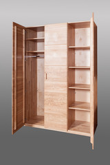 Wardrobe from a natural oak