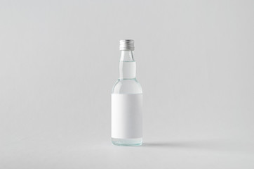 Miniature Spirits/Liquour Bottle Mock-Up - Blank Label