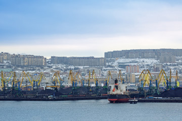 Sea commercial port, Murmansk