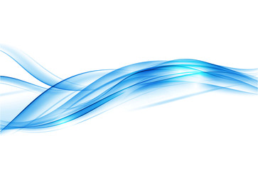 Abstract Colored Wave on  Background. Vector Illustration.