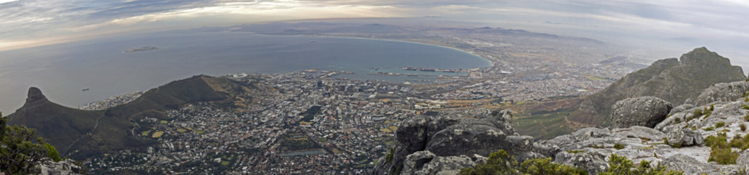Kapstadt vom Tafelberg aus