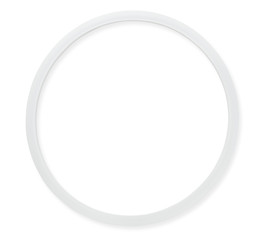 Sealing ring for pressure cooker on white background