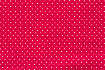 Red small polka dot pattern.