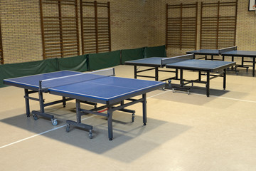 table with net for table tennis