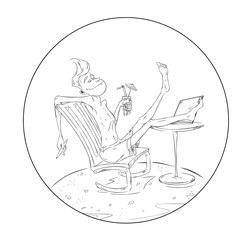  Dream designers on white background