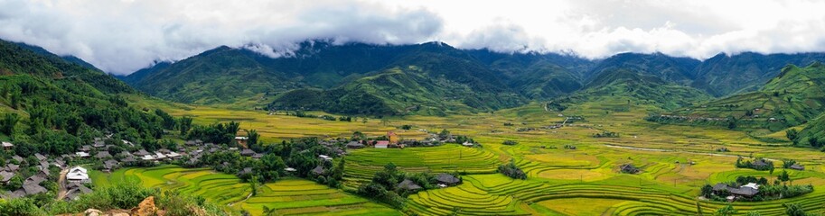 Fototapeta na wymiar Panoramic Mu Cang Chai.
