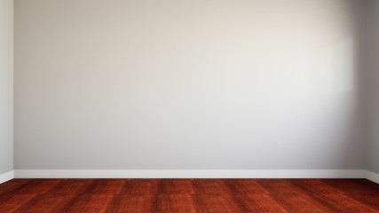 empty wall of the lost home equipment 3d illustration