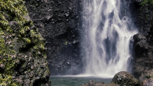 This waterfall was captured on a small Tropical Island.
