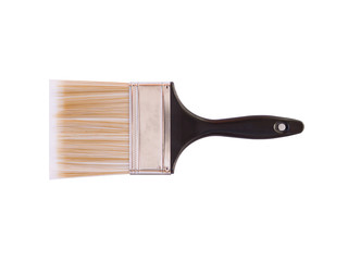 Paint brush isolated on white background.