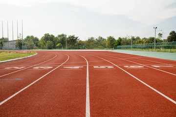Athlete Track or Running Track
