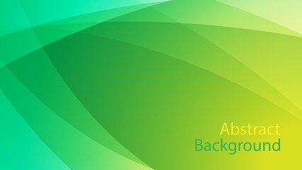 Green and Yellow color background abstract art vector