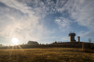 Sonnenuntergang in Deutschland