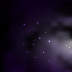 Obraz premium Galaxy. Milky way stars and star-dust in deep space cosmos. Stars of a planet and galaxy in a free space. A glorious, rich star forming nebula. 