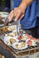 Tsukiji fish market in Tokyo