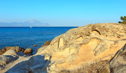 Aegean sea coast (Chalkidiki, Greece).