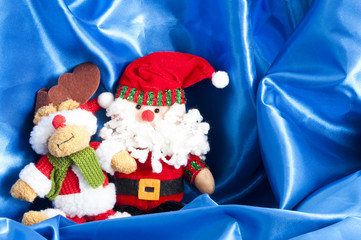 a Christmas puppets