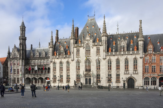 Provinciaal Hoff, Market Square, Bruges, Belgium